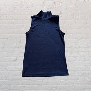 Like 🆕 Ann Taylor Loft mockneck ribbed sleeveless tank top